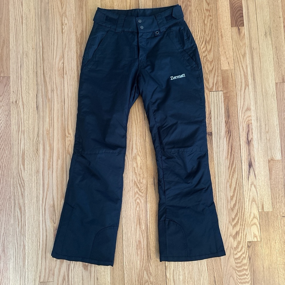 Women’s Zermatt Black Snow Pants Size Small